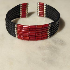 Italian Red Coral Bracelet